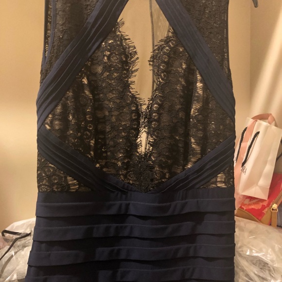 Xscape dresses color navy blue size 6 - Picture 3 of 6